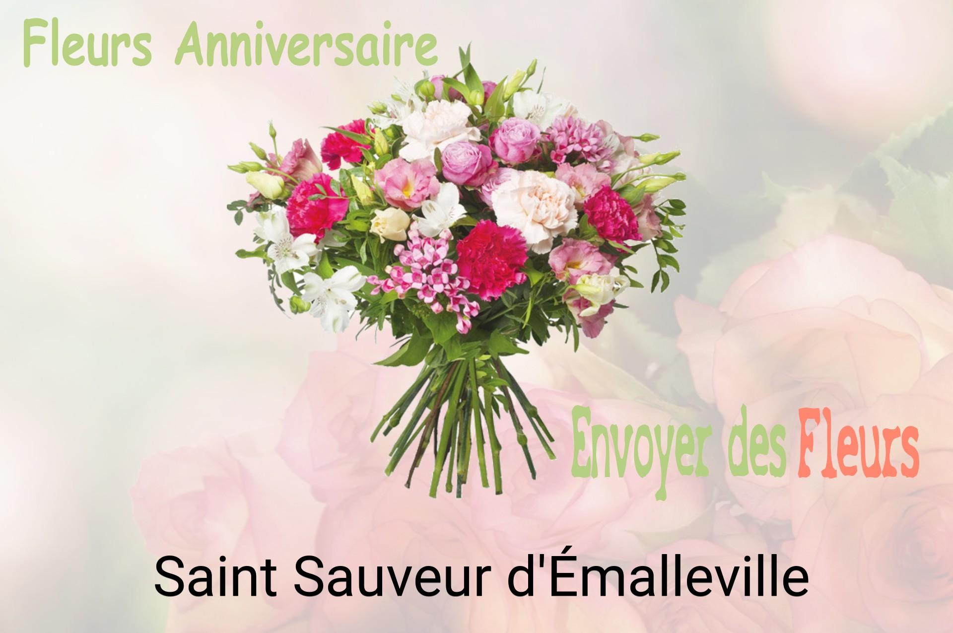 Bouquet de fleurs d’anniversaire livré à Saint-Sauveur-d'Émalleville