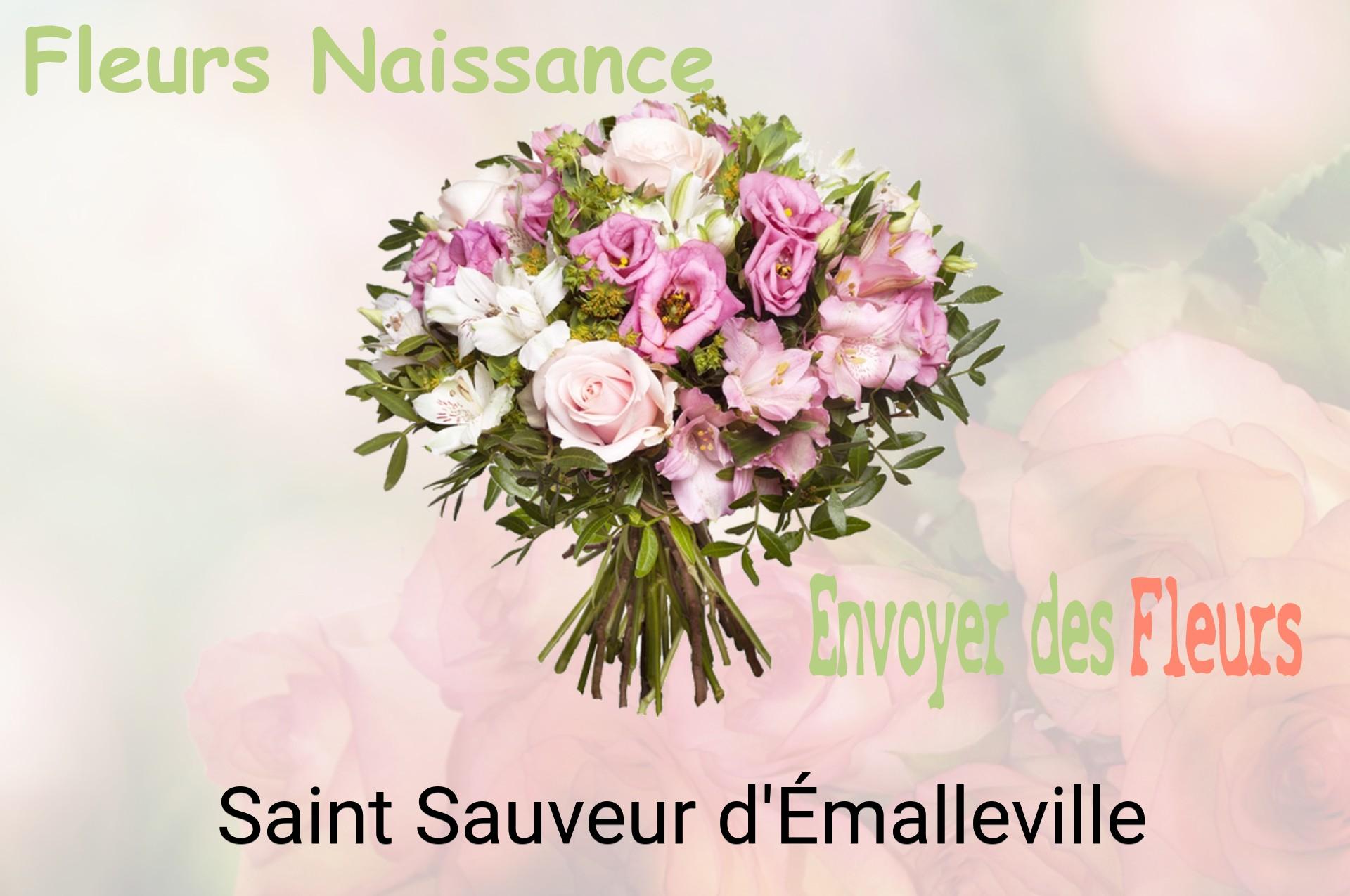 Bouquet de fleurs de naissance livré à Saint-Sauveur-d'Émalleville