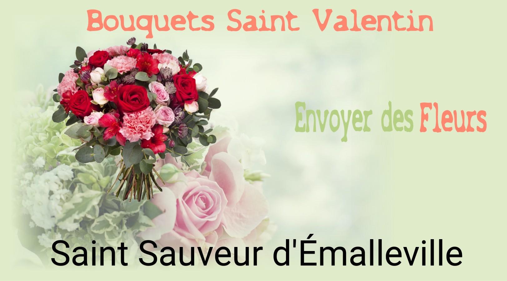 Roses de Saint-Valentin livrées à Saint-Sauveur-d'Émalleville